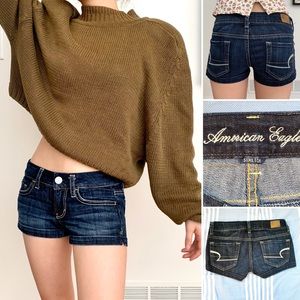 American Eagle Dark Denim Shorts